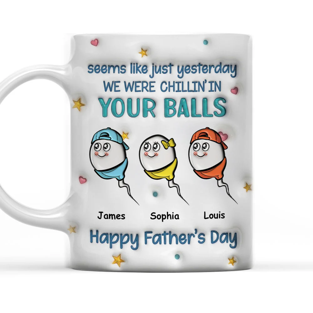 We Exist Because Of You - Personalized Custom 3D Inflated Effect Mug
