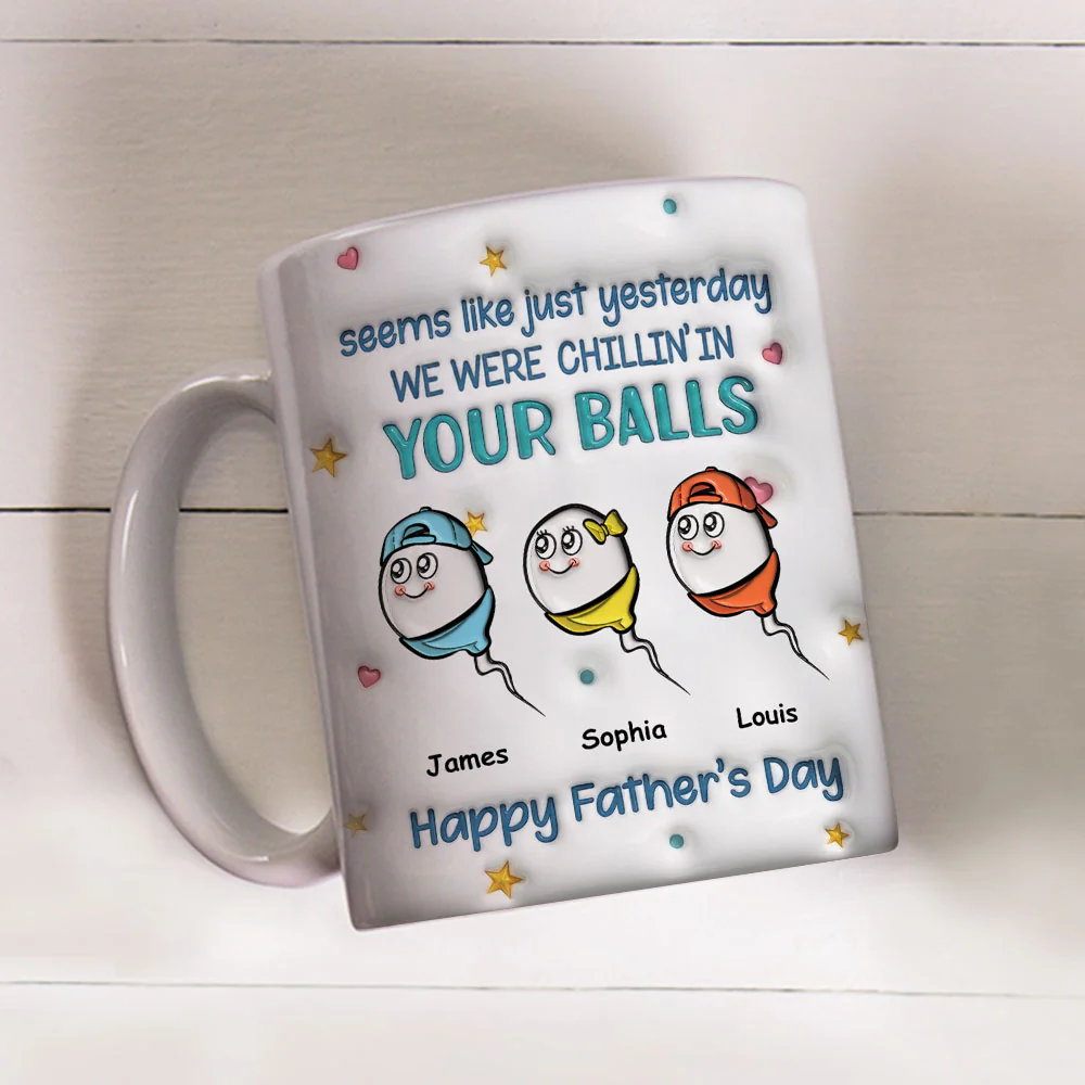 We Exist Because Of You - Personalized Custom 3D Inflated Effect Mug - Image 3