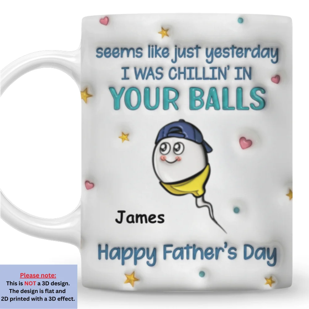 We Exist Because Of You - Personalized Custom 3D Inflated Effect Mug - Image 8