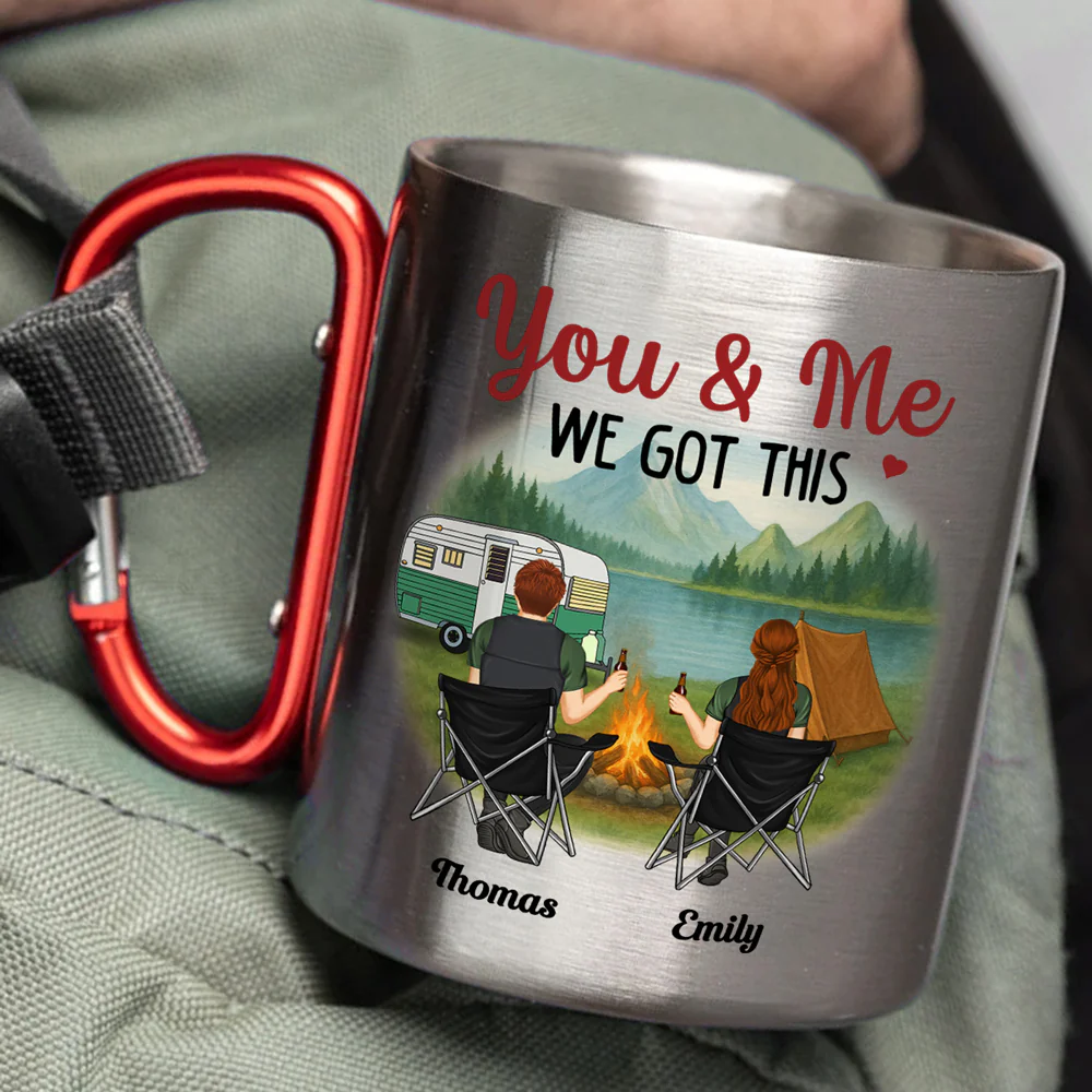 We Got This - Personalized Custom Carabiner Mug - Image 3