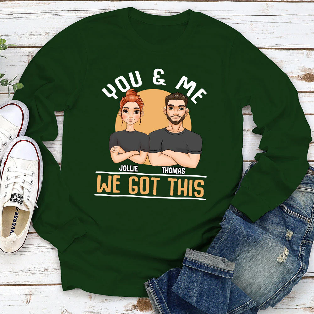 We Got This - Personalized Custom Long Sleeve T-shirt - Image 3