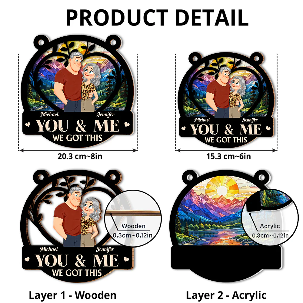 We Got This - Personalized Custom Suncatcher - Image 5