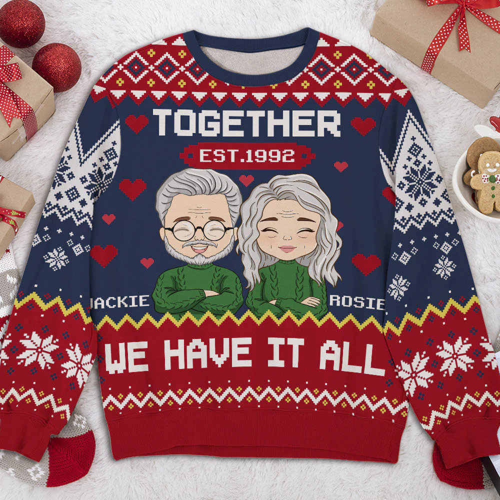We Have It All - Personalized Custom All-Over-Print Sweatshirt - Image 3