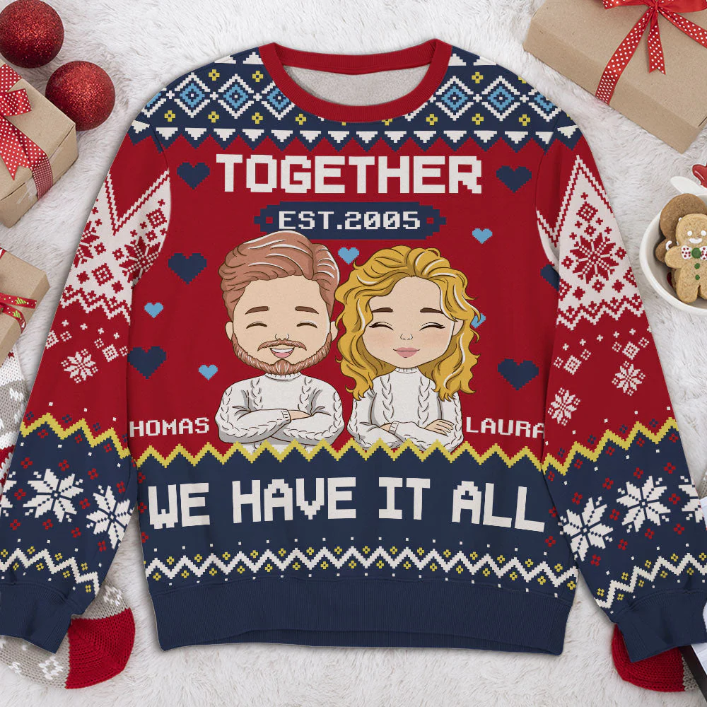 We Have It All - Personalized Custom All-Over-Print Sweatshirt - Image 5