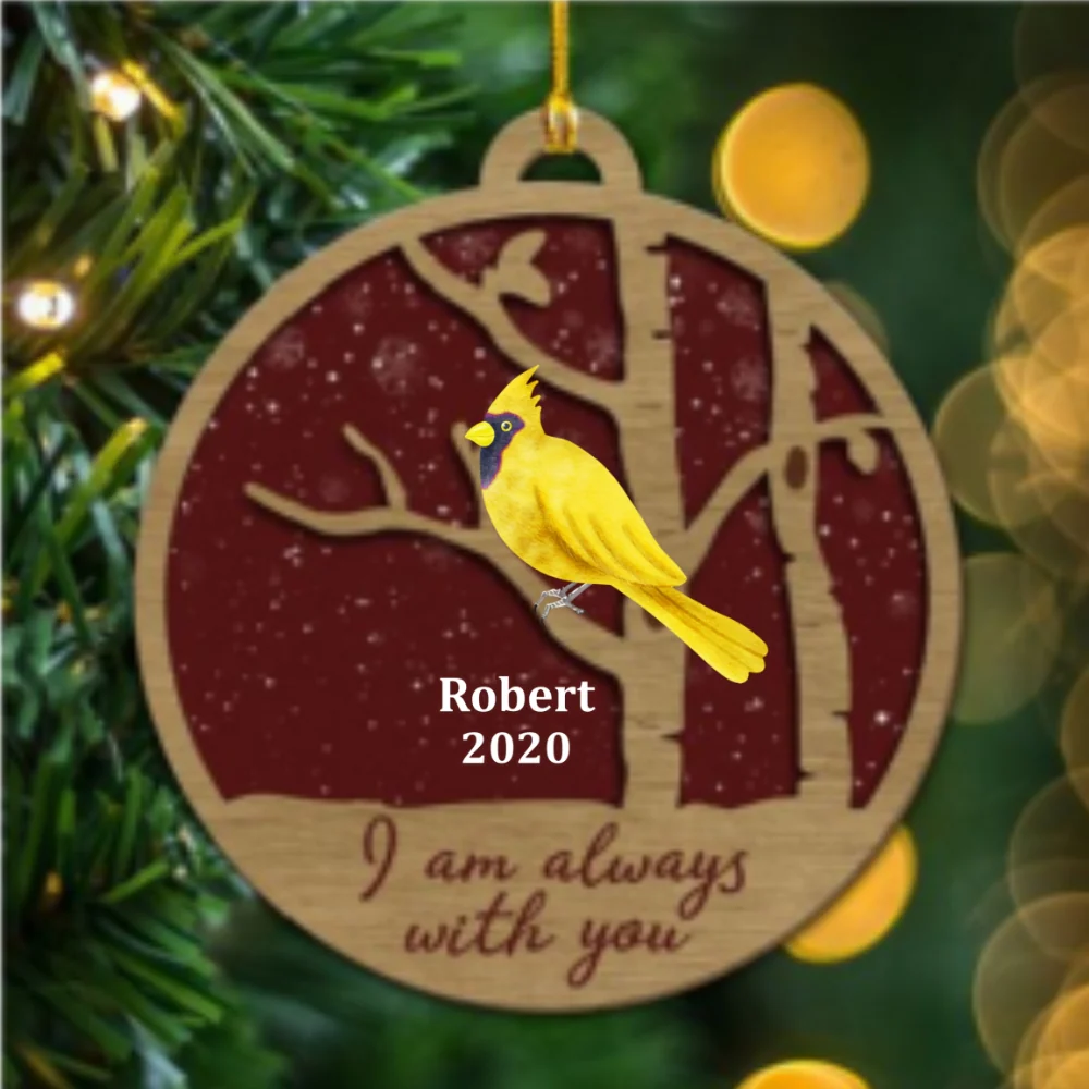 We Hold You Forever Near - Personalized Custom Wood Ornament - Image 5