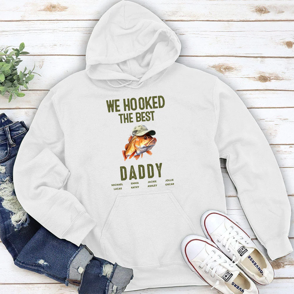 We Hooked The Best Dad - Personalized Custom Shirt - Image 4