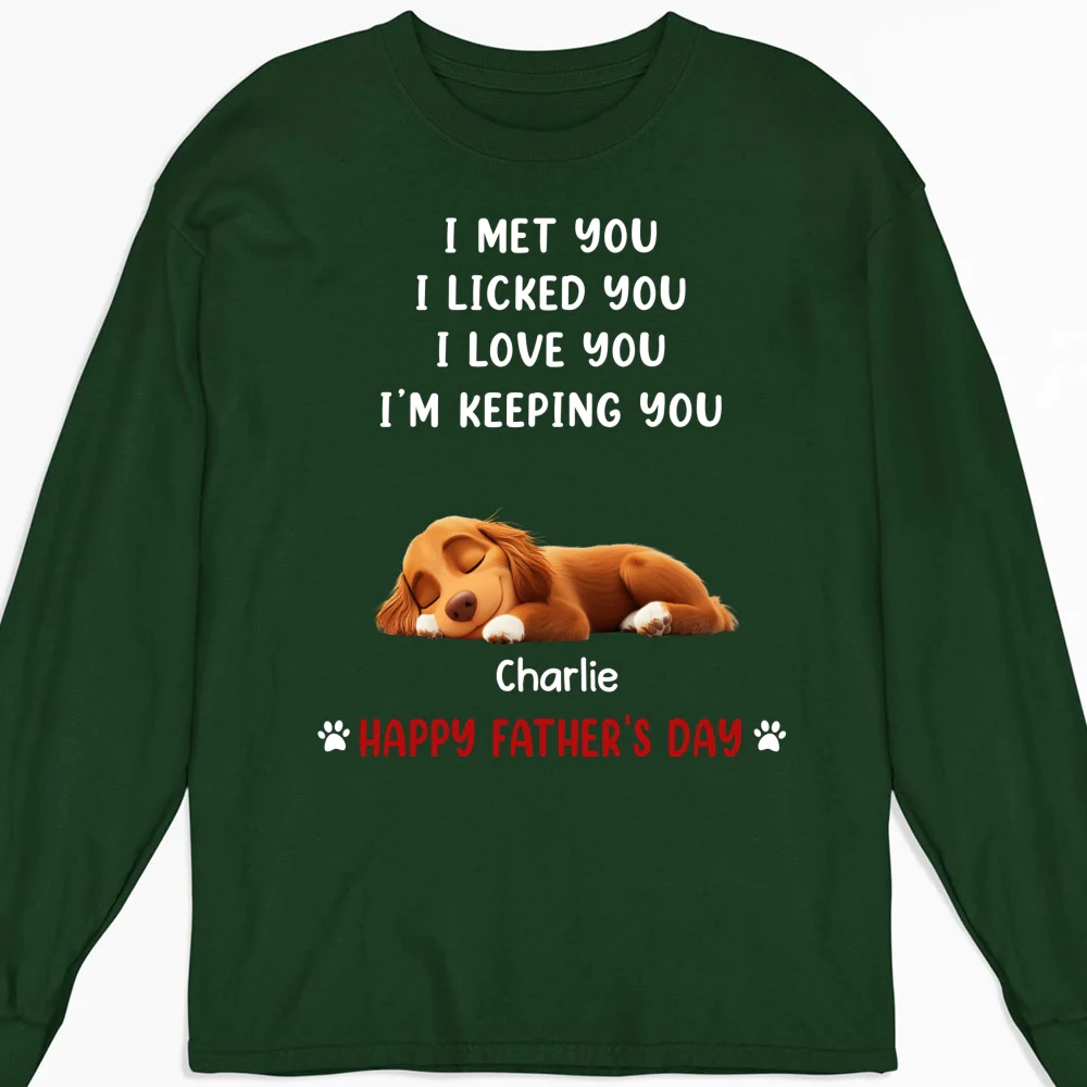 We Licked And Love You - Personalized Custom Long Sleeve T-Shirt - Image 5