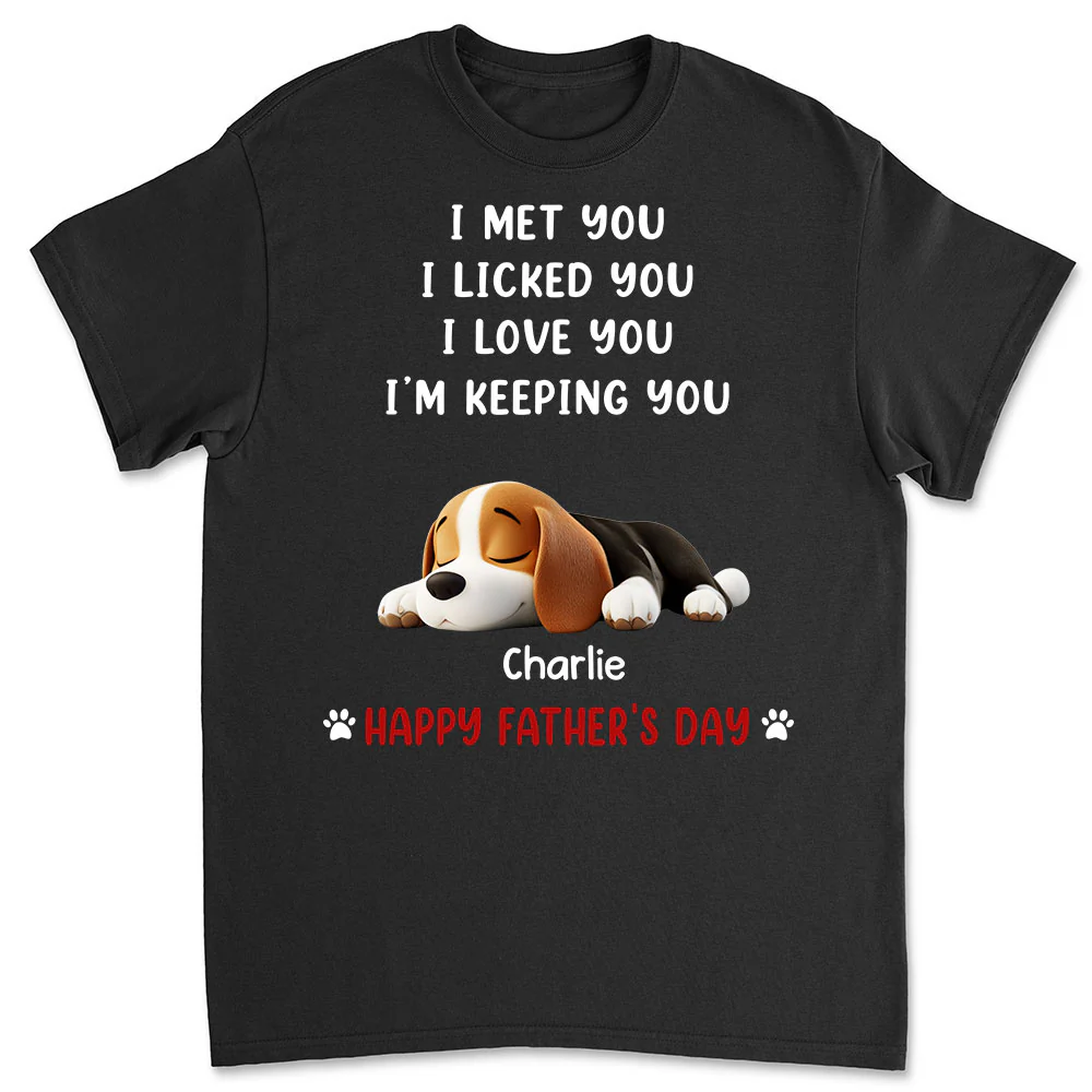 We Licked And Love You - Personalized Custom Unisex T-Shirt