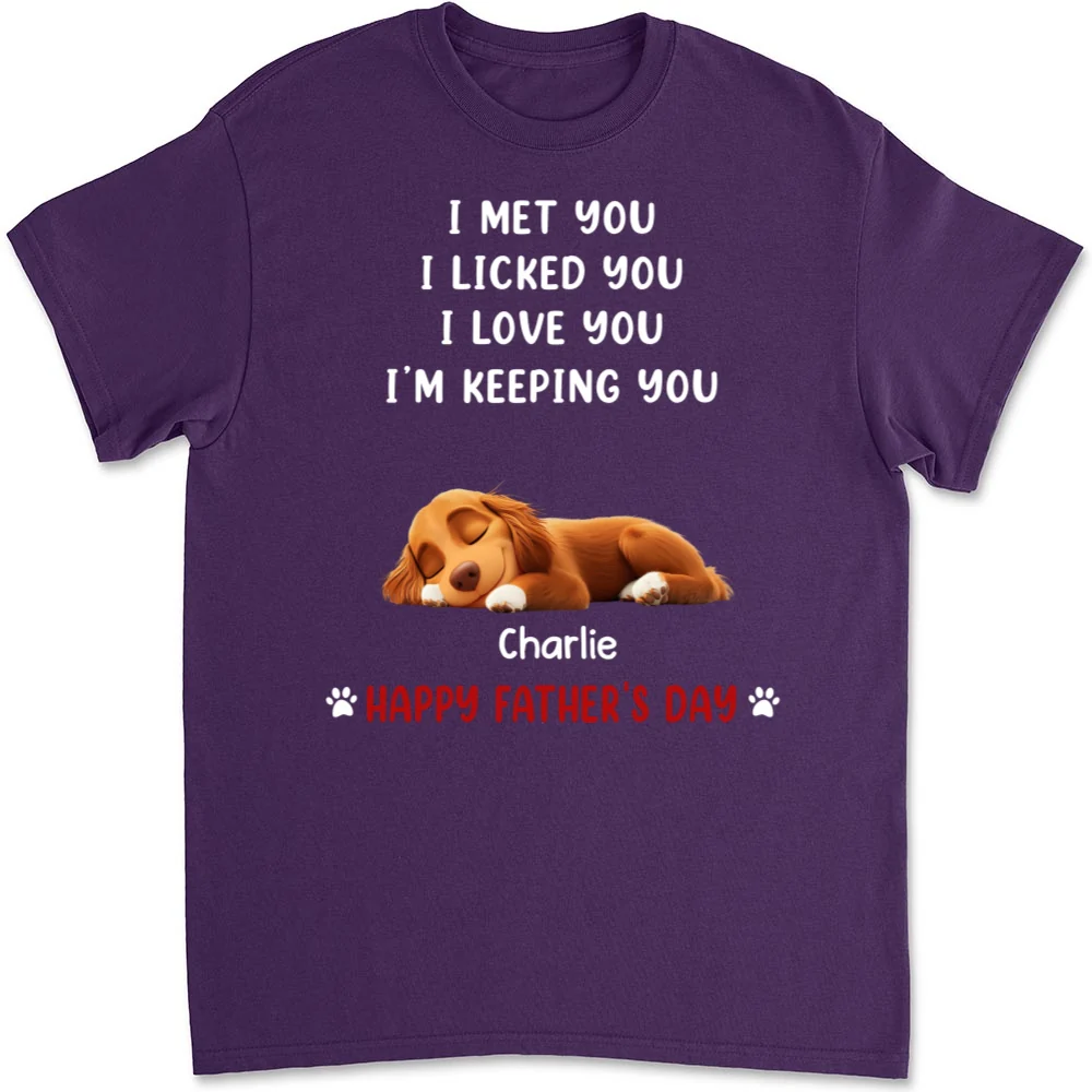 We Licked And Love You - Personalized Custom Unisex T-Shirt - Image 7