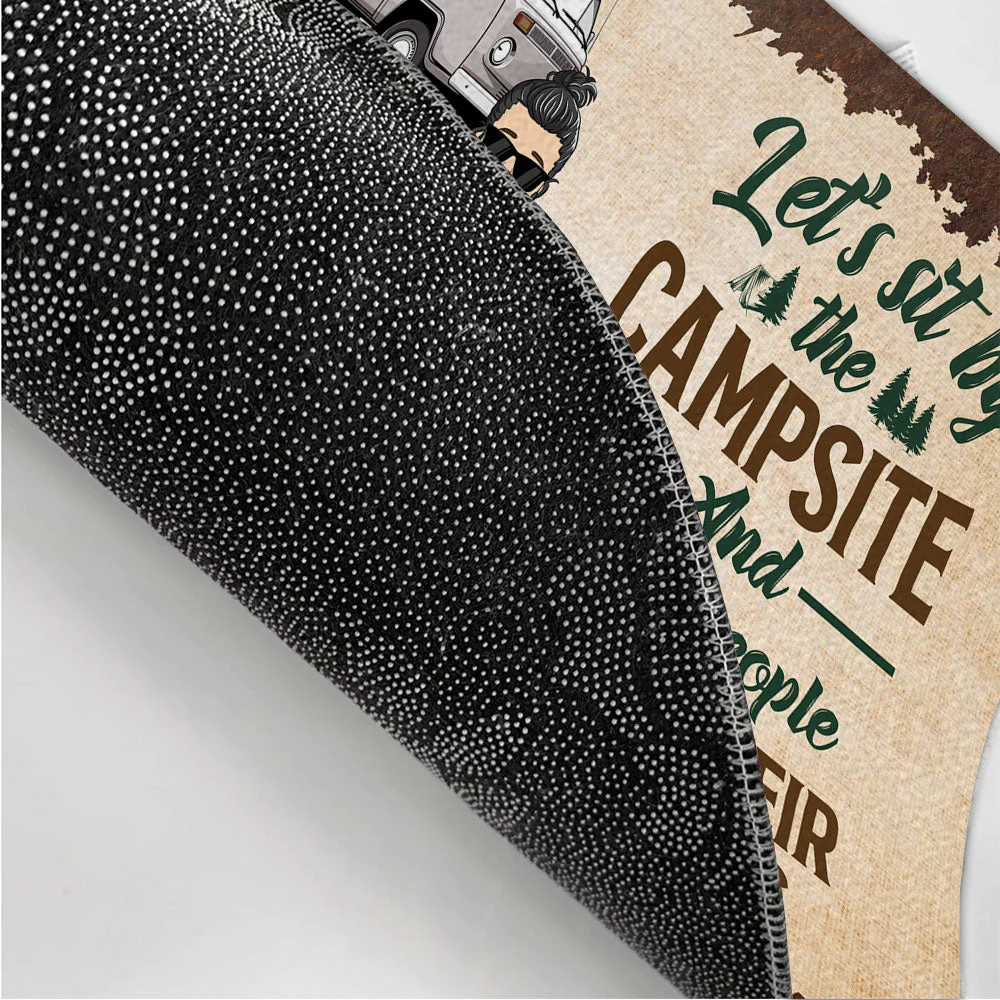 We Lived Happily - Personalized Custom Doormat - Image 4