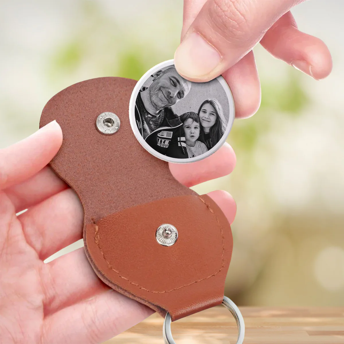 We Love You Dad - Personalized Custom Pocket Hug - Image 3