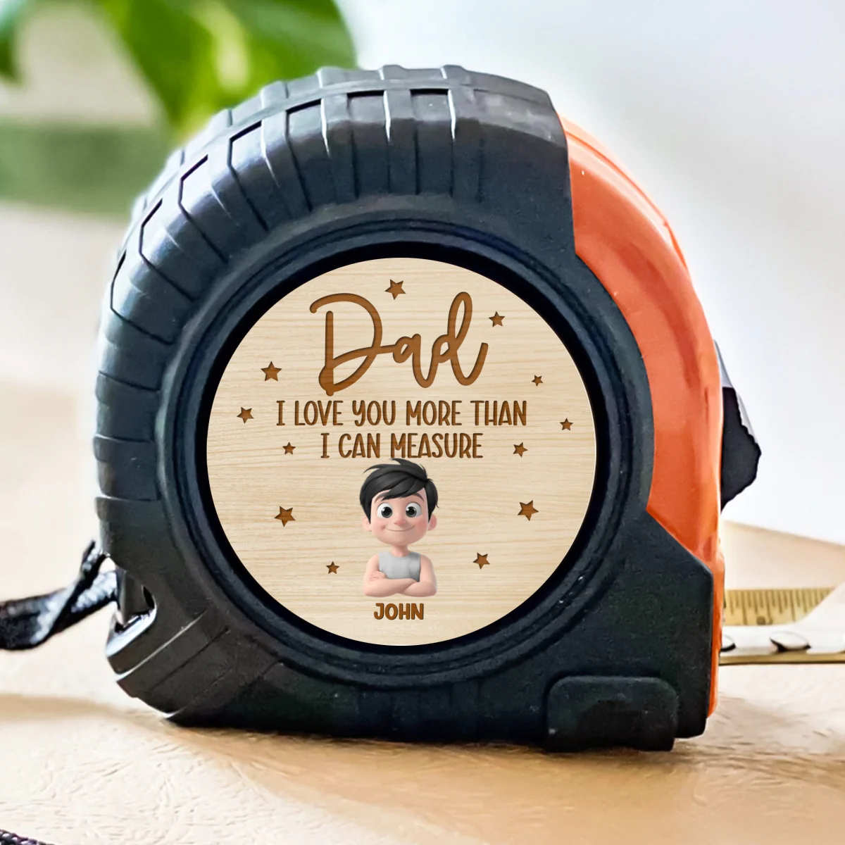 We Love You Dad - Personalized Custom Tape Measure - Image 7