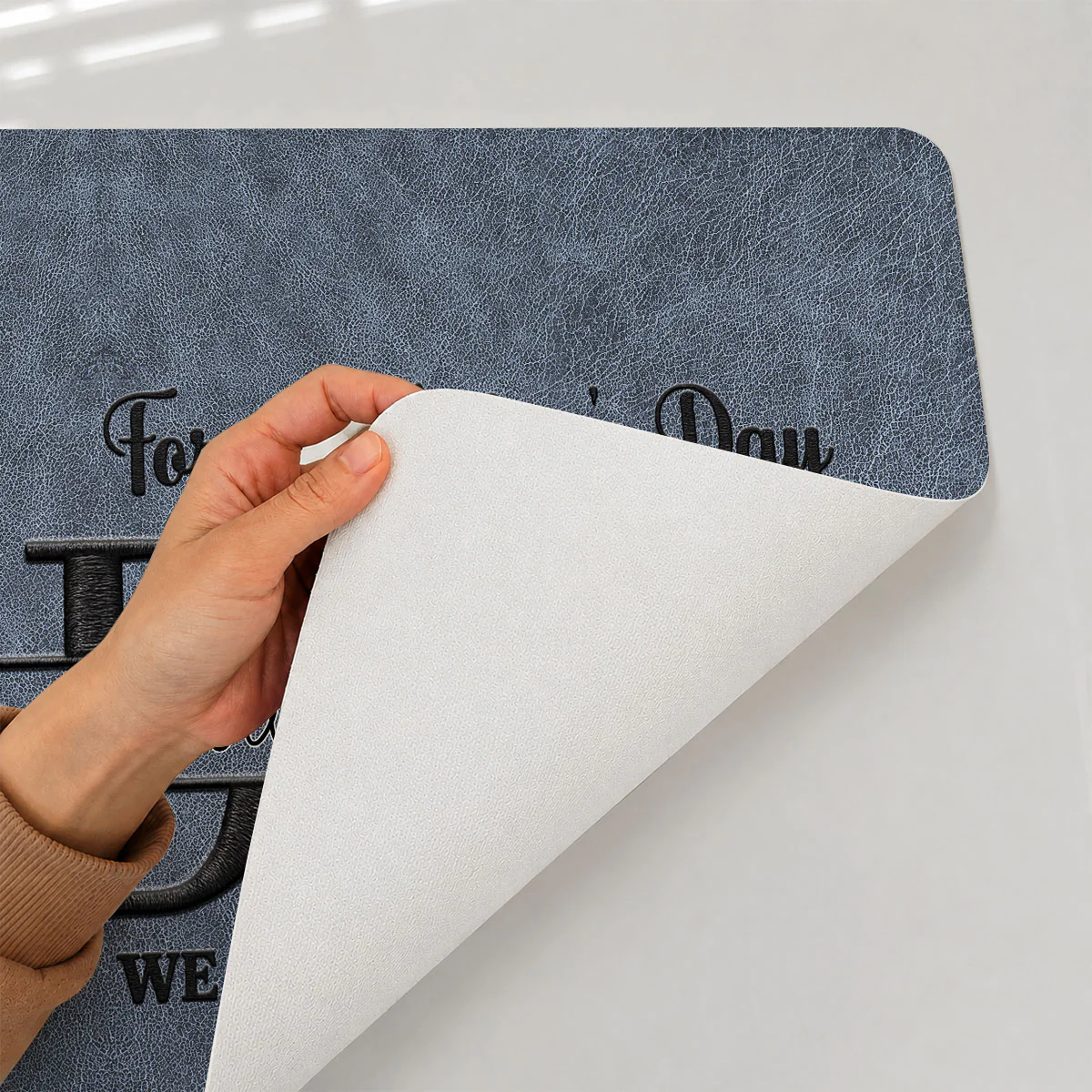 We Love You Every Day - Personalized Custom Desk Mat - Image 3