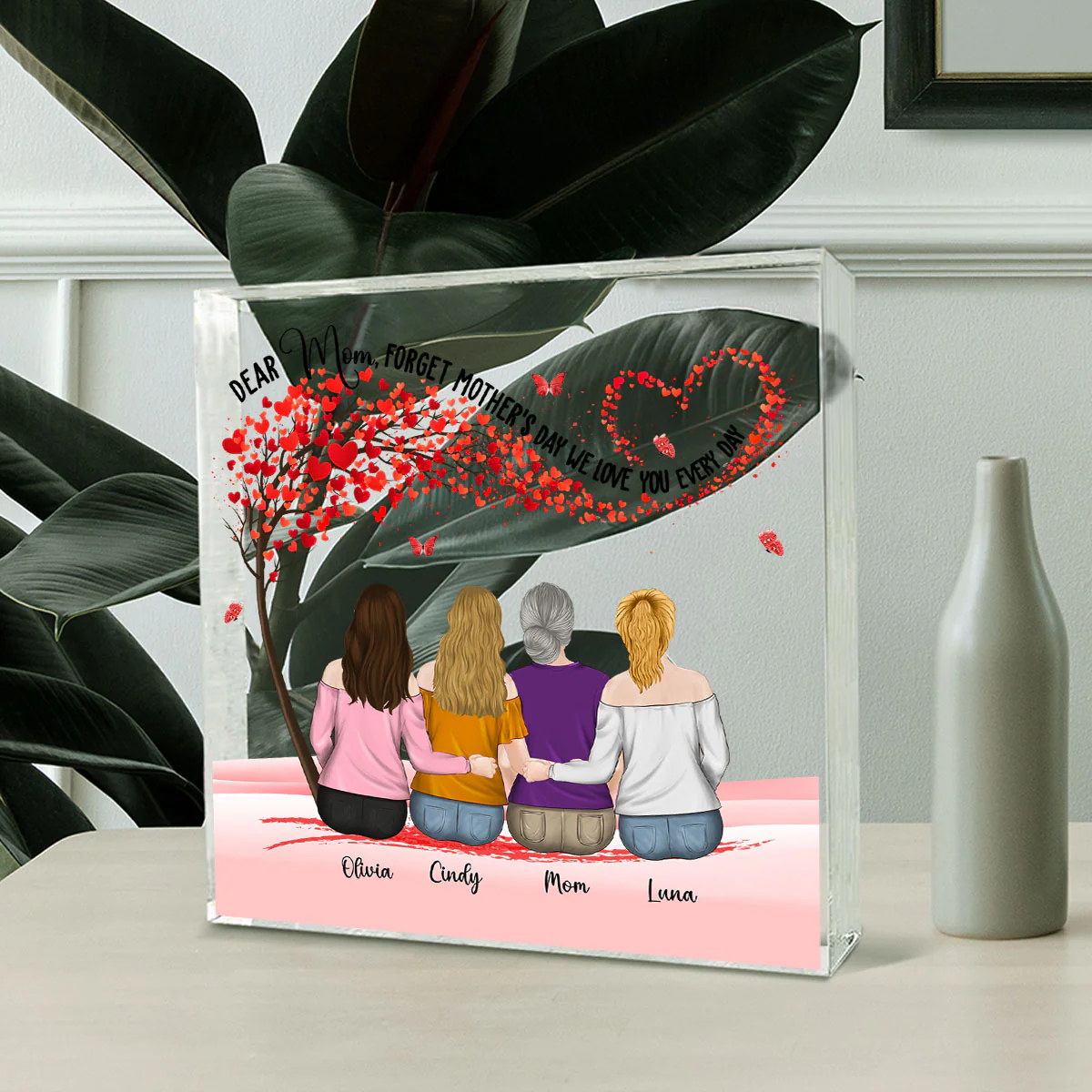 We Love You Everyday - Personalized Custom Acrylic Plaque - Image 5