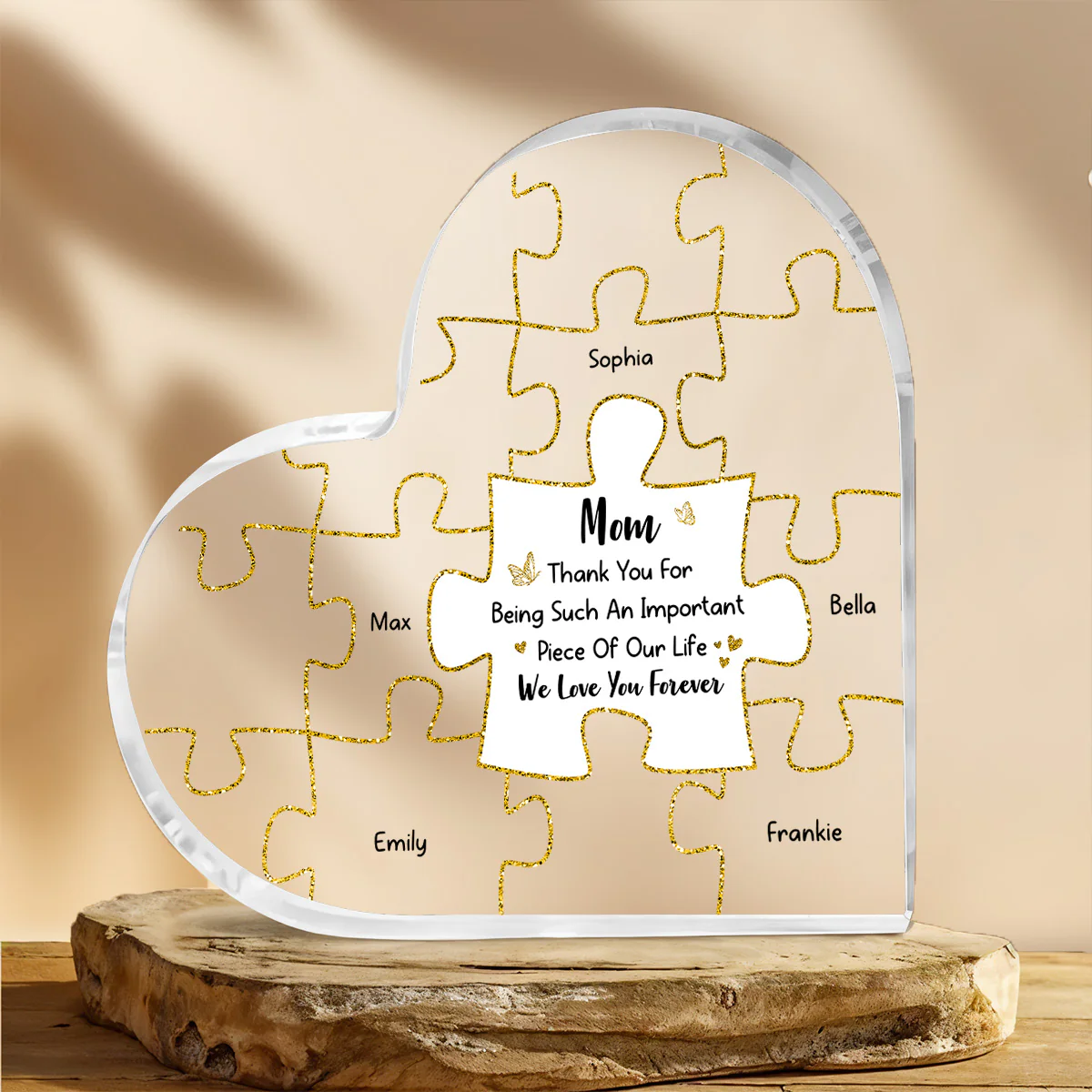 We Love You Forever - Personalized Custom Acrylic Plaque - Image 2