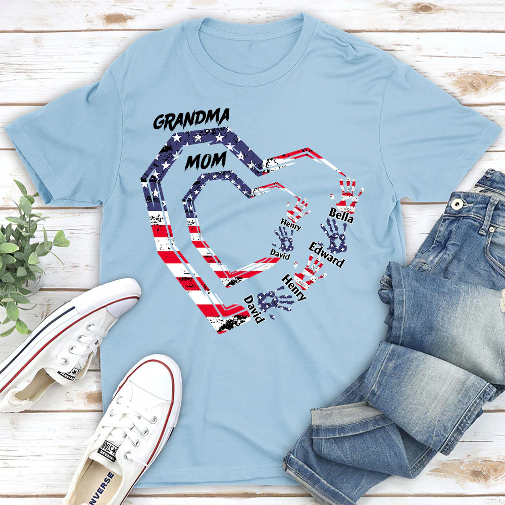 We Love You Grandma - Personalized Custom Shirt - Image 4