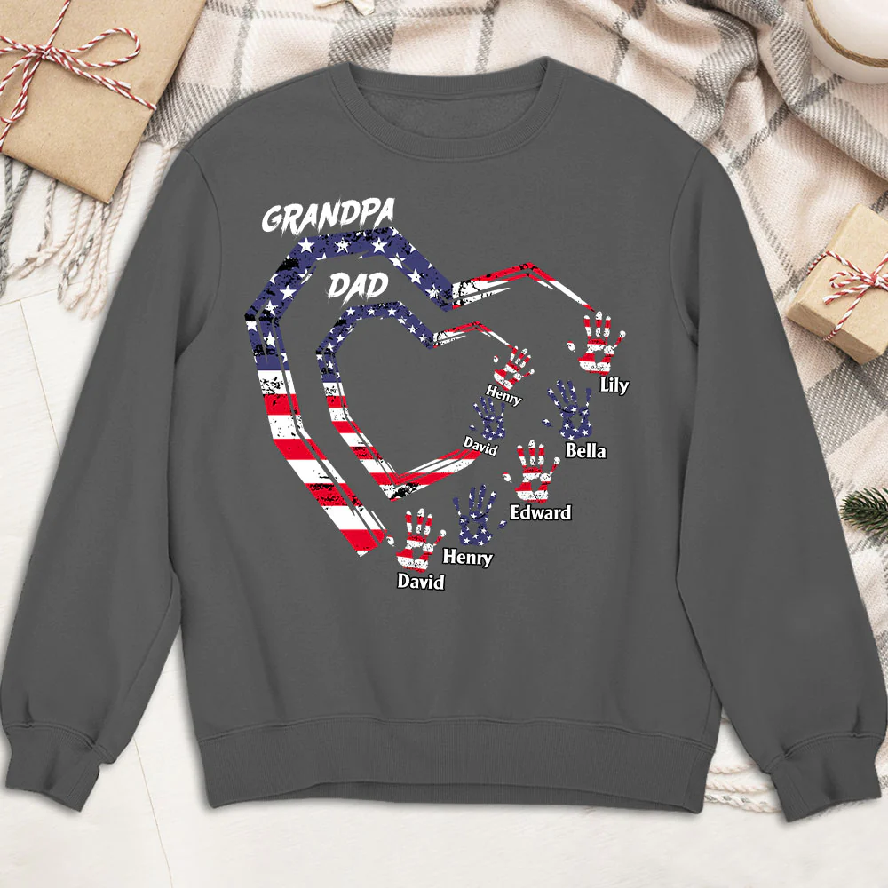 We Love You Grandpa - Personalized Custom Shirt - Image 10