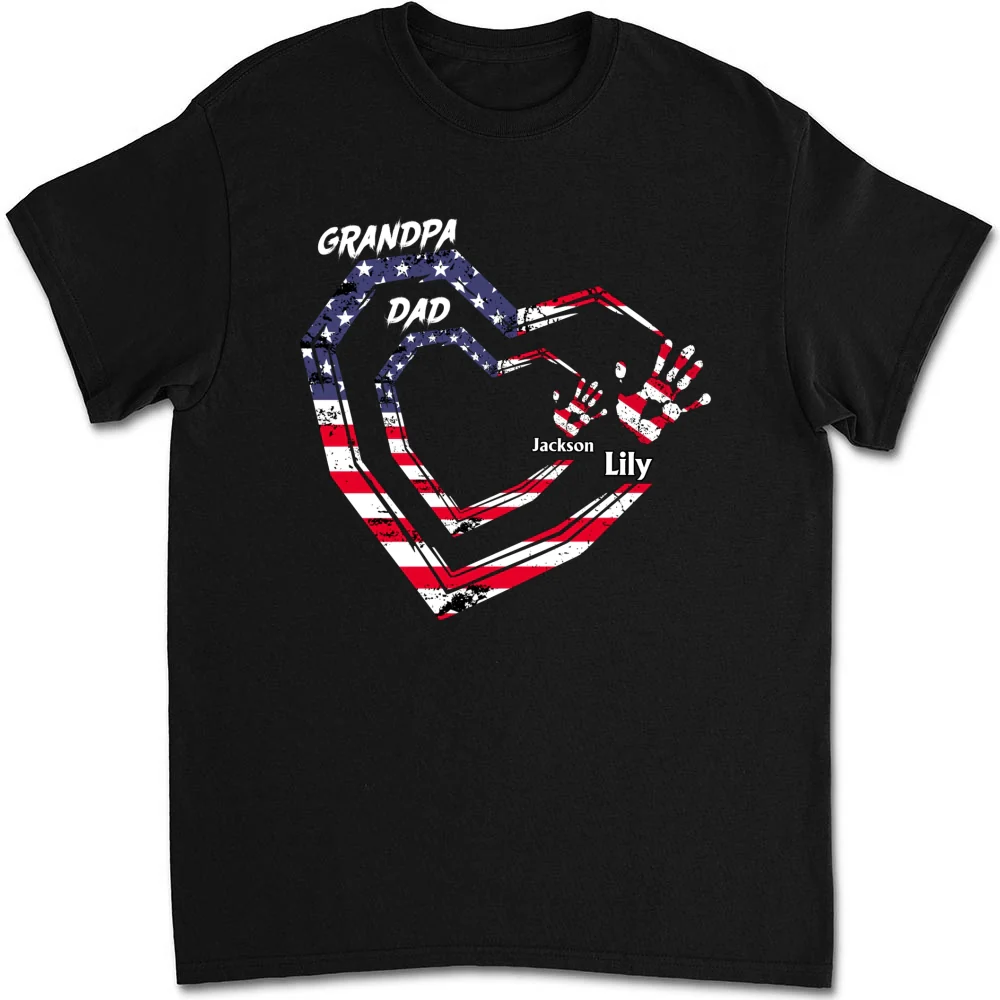 We Love You Grandpa - Personalized Custom Shirt - Image 11