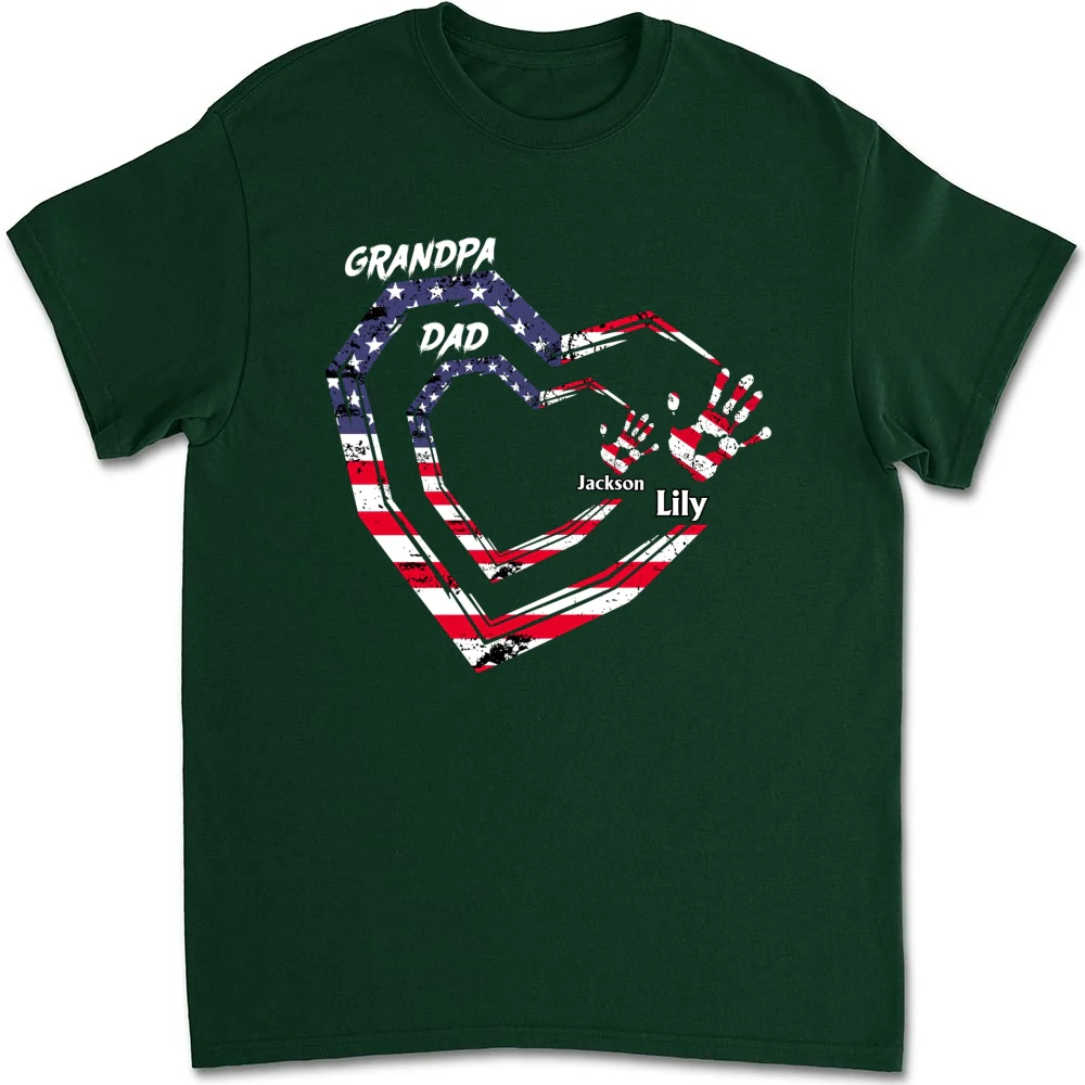 We Love You Grandpa - Personalized Custom Shirt - Image 13