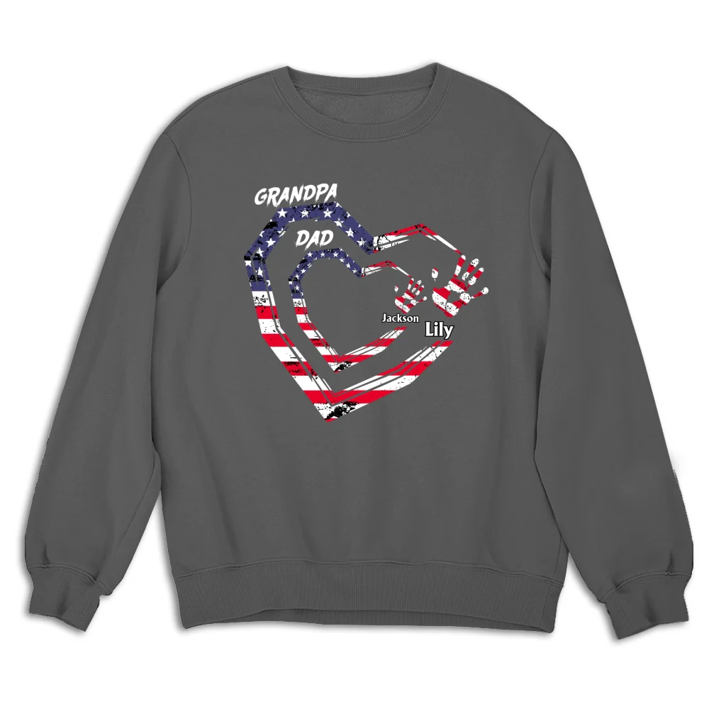 We Love You Grandpa - Personalized Custom Shirt - Image 16