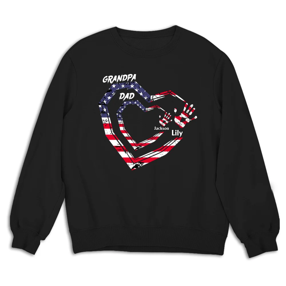 We Love You Grandpa - Personalized Custom Shirt - Image 17
