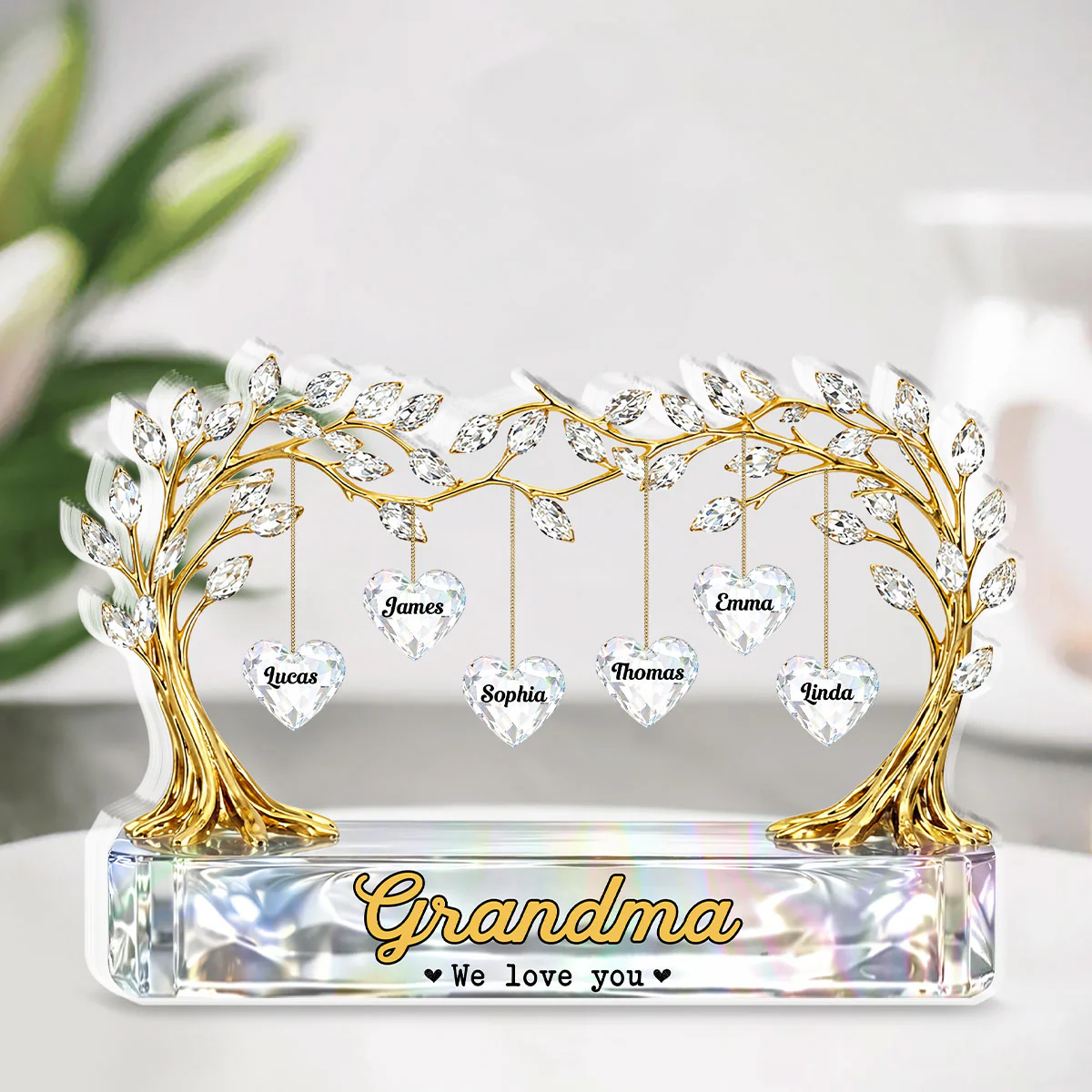 We Love You - Personalized Custom Acrylic Plaque