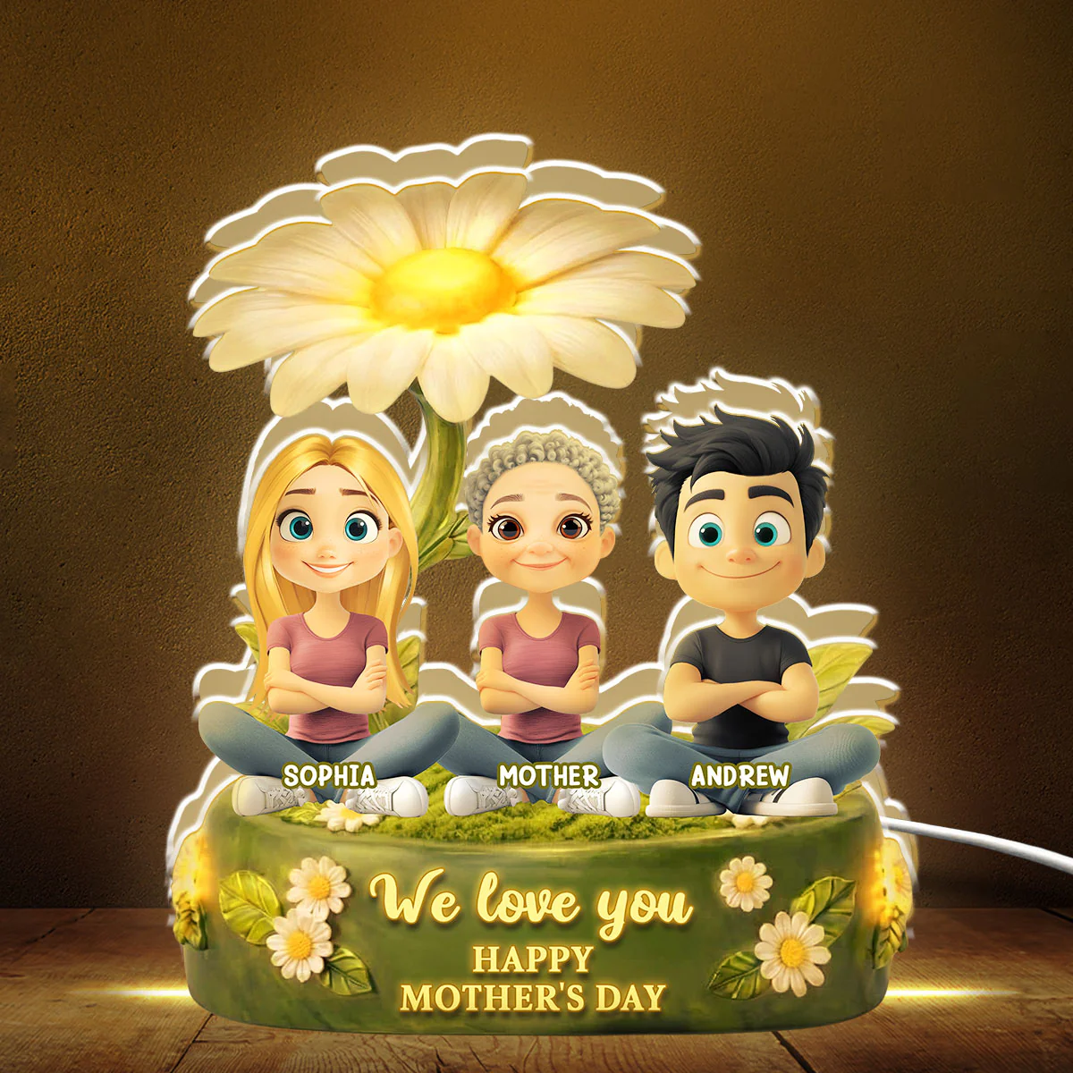 We Love You - Personalized Custom Light Box - Image 2