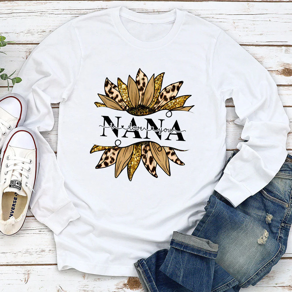 We Love You - Personalized Custom Long Sleeve T-shirt - Image 2