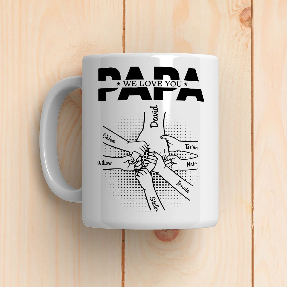 We Love You - Personalized Custom Mug - Image 2