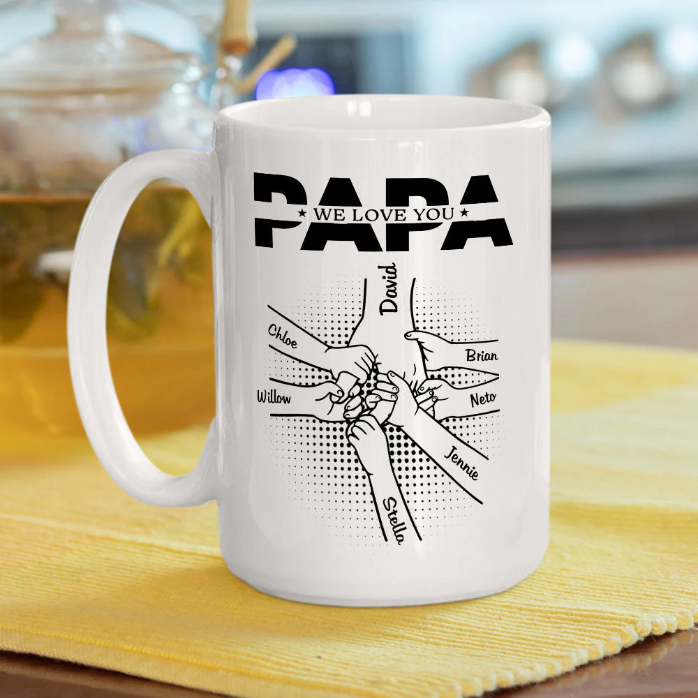 We Love You - Personalized Custom Mug - Image 5