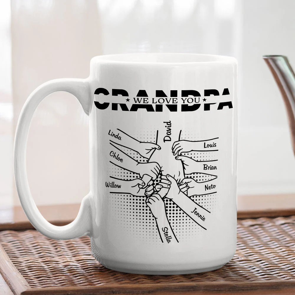 We Love You - Personalized Custom Mug - Image 6