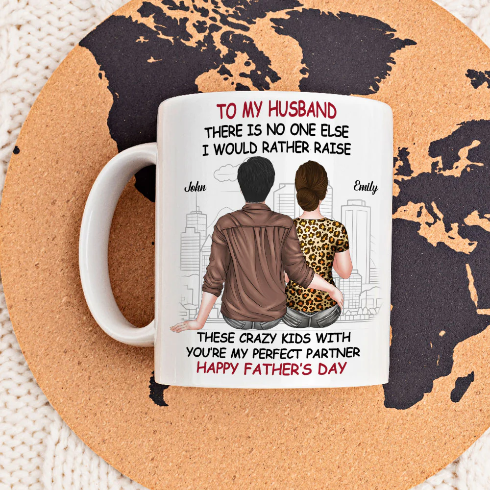 We Make Parenting Look Easy - Personalized Custom Coffee Mug - Image 3