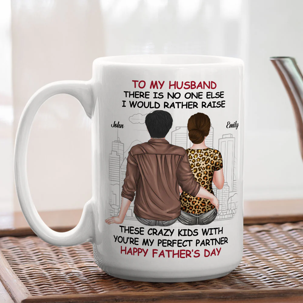 We Make Parenting Look Easy - Personalized Custom Coffee Mug - Image 5