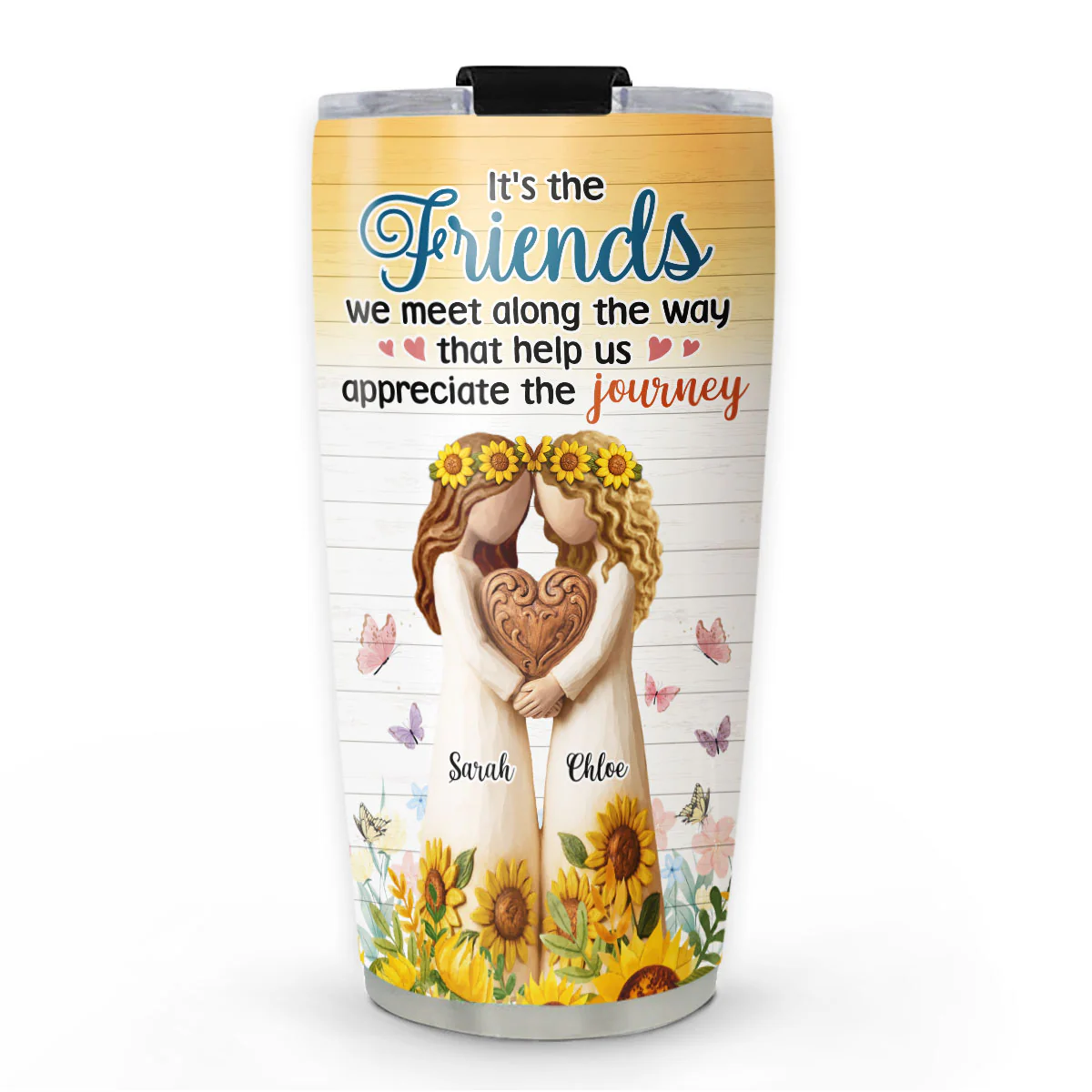 We Meet Along The Way - Personalized Custom Tumbler