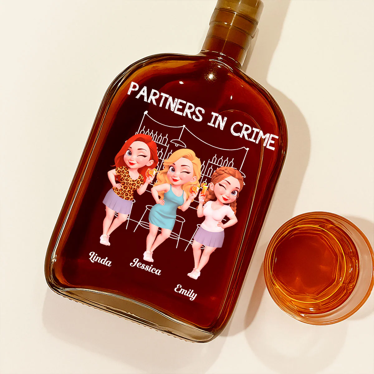 We Might Be Drunk - Personalized Custom Spirits Decanter - Image 2