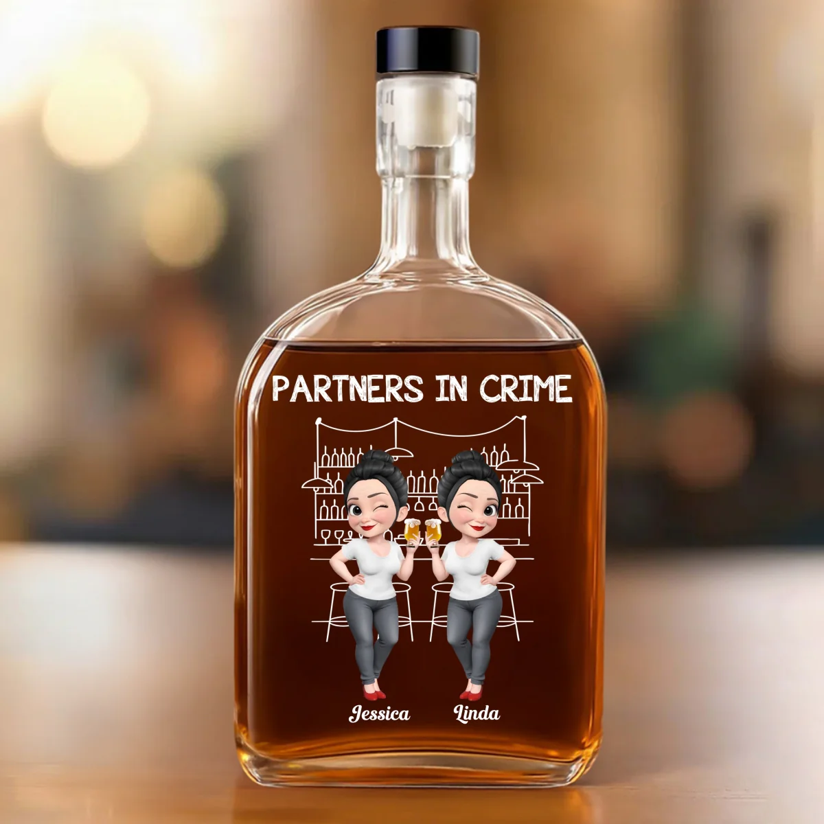 We Might Be Drunk - Personalized Custom Spirits Decanter - Image 7