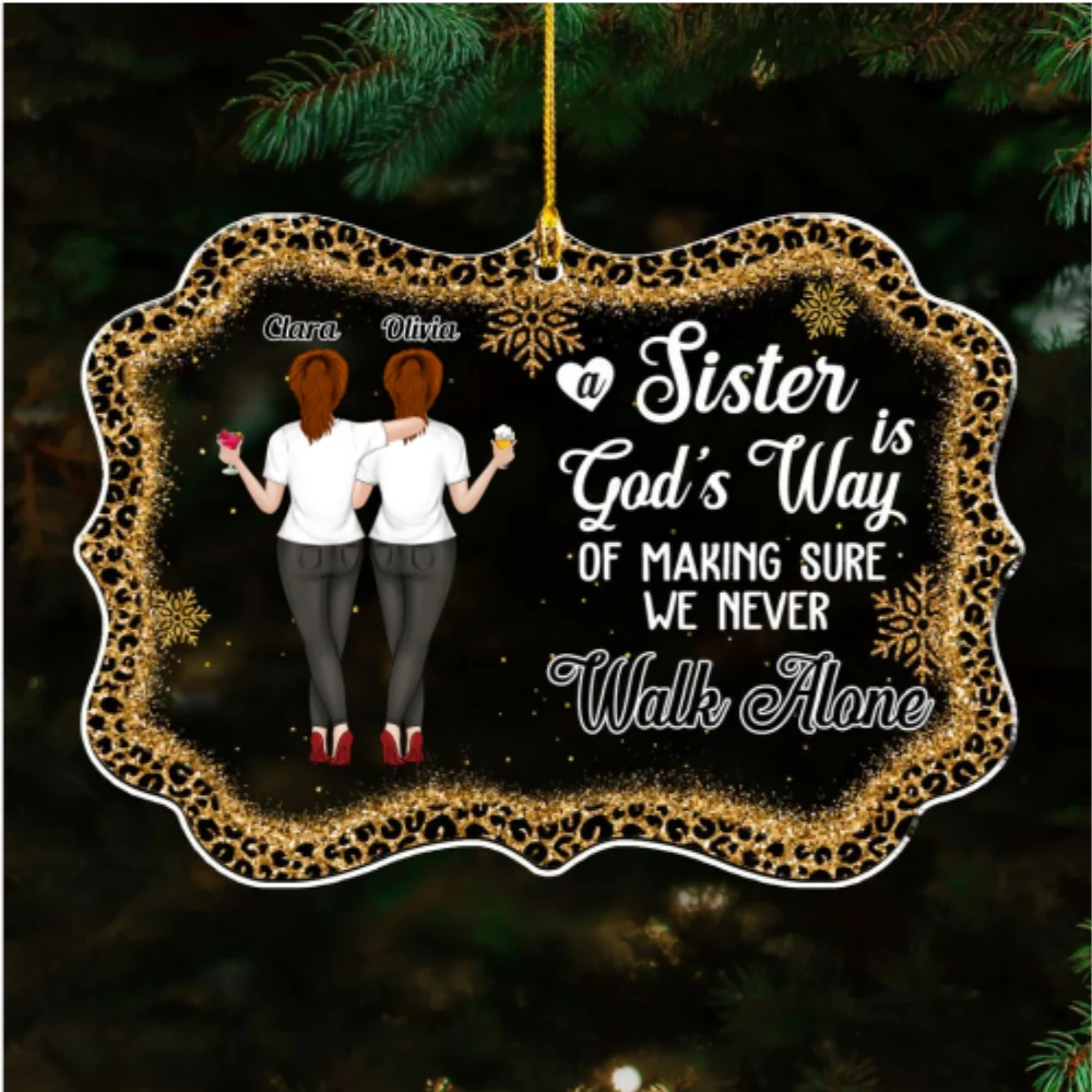 We Never Walk Alone Ver 2 - Personalized Custom Acrylic Ornament - Image 6
