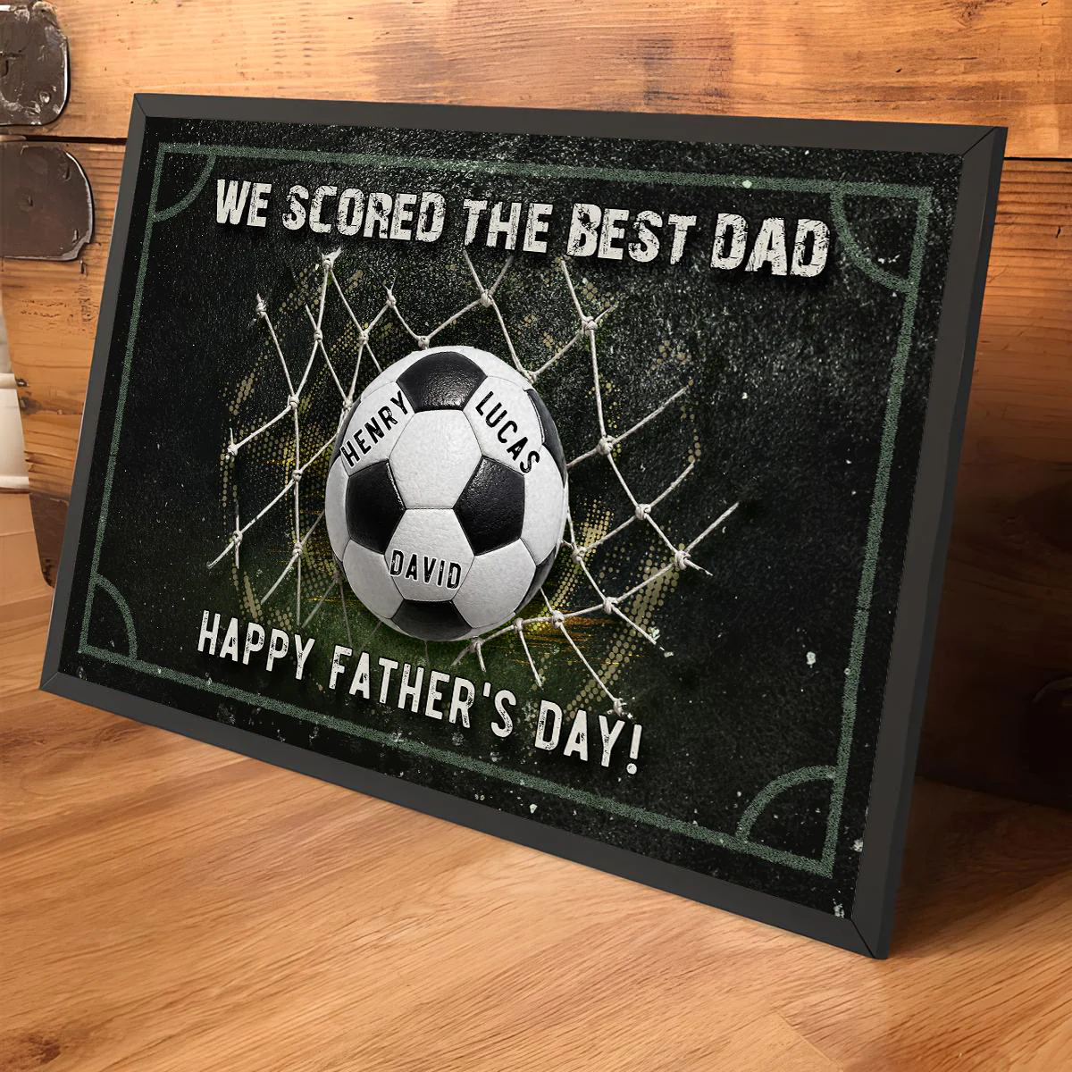 We Scored The Best Dad - Personalized Custom Poster - Image 5