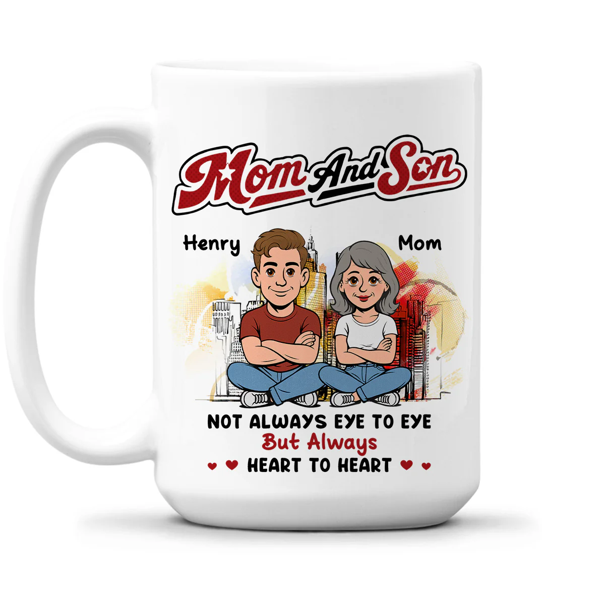 We Stand Together Always - Personalized Custom Coffee Mug - Image 2