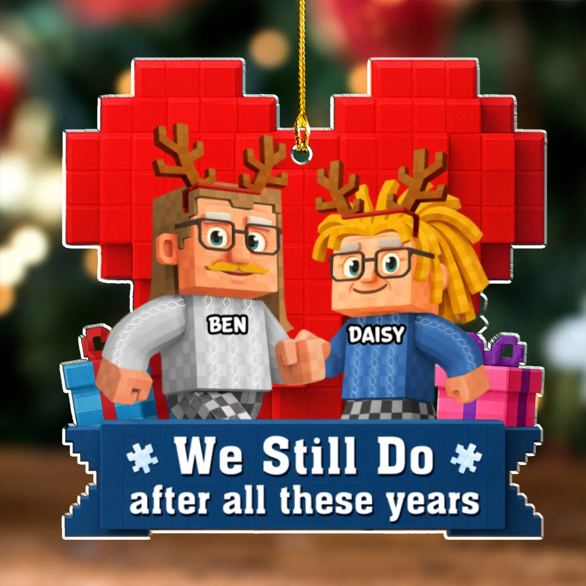 We Still Do - Personalized Custom Acrylic Ornament - Image 5