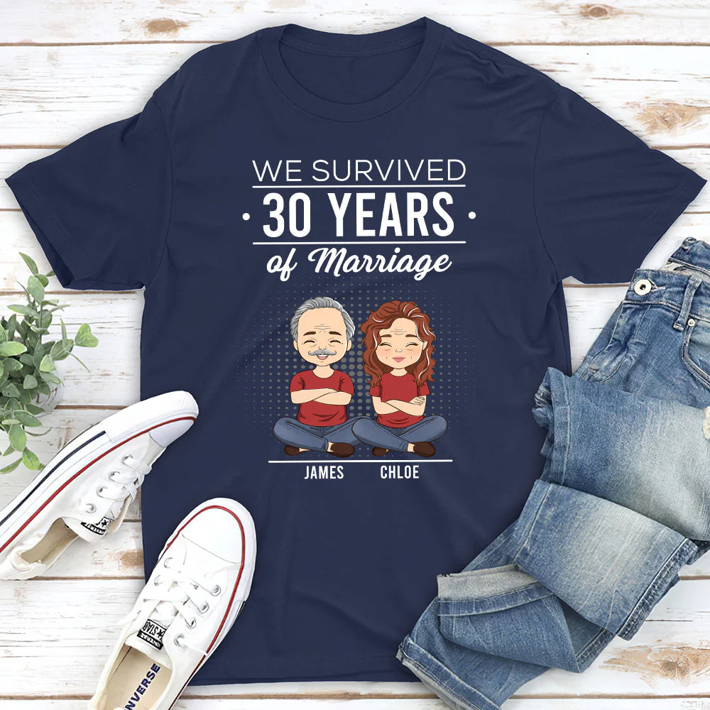 We Survived - Personalized Custom Classic T-shirt - Image 2