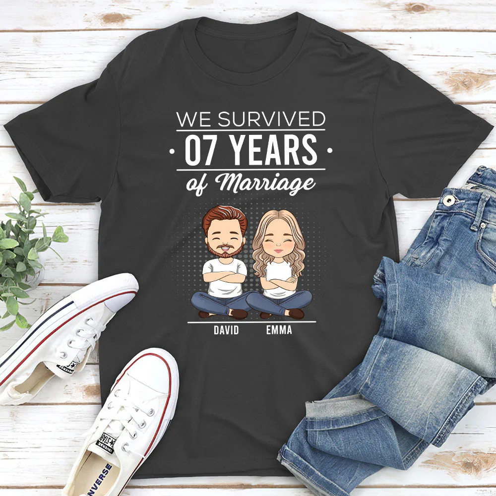 We Survived - Personalized Custom Classic T-shirt - Image 4