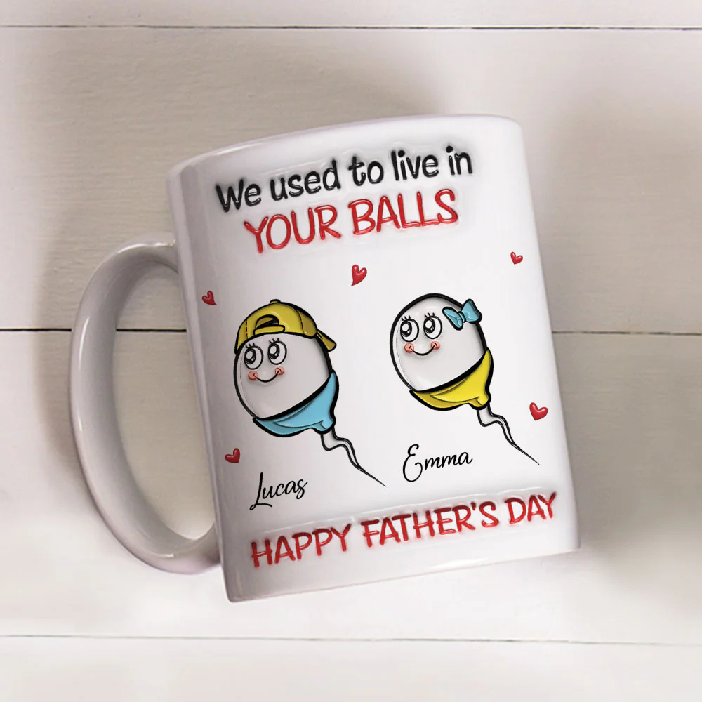 We Used To Live In Yours - Personalized Custom 3D Inflated Effect Mug - Image 4