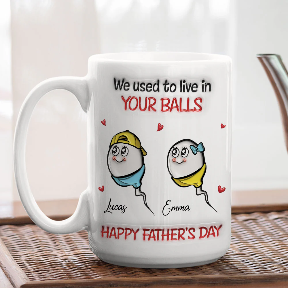 We Used To Live In Yours - Personalized Custom 3D Inflated Effect Mug - Image 5