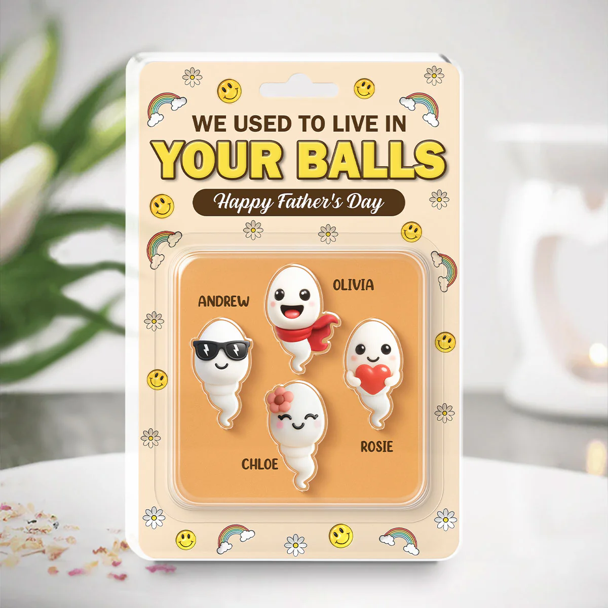 We Used To Lived In Your Balls - Personalized Custom Acrylic Plaque - Image 3