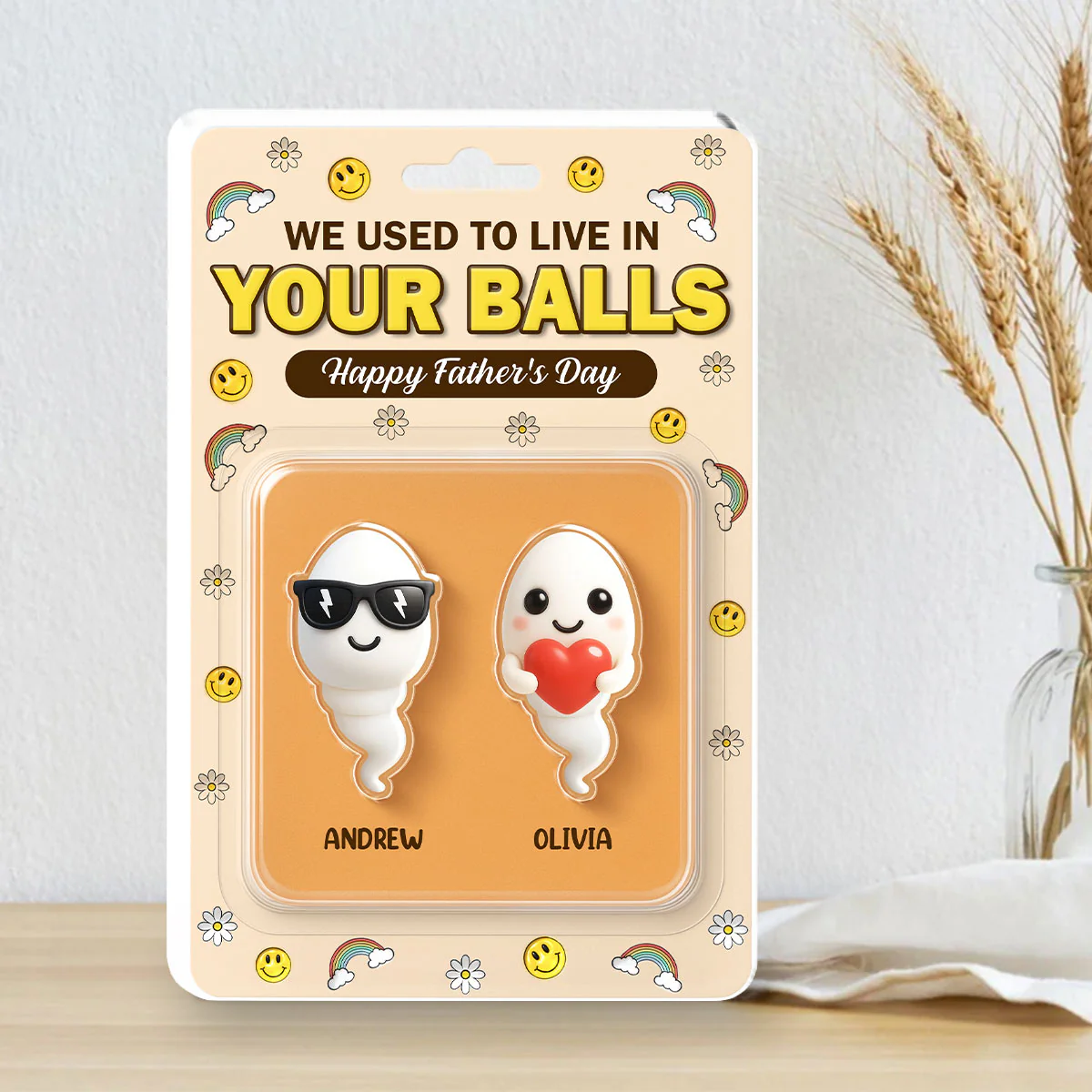 We Used To Lived In Your Balls - Personalized Custom Acrylic Plaque - Image 4