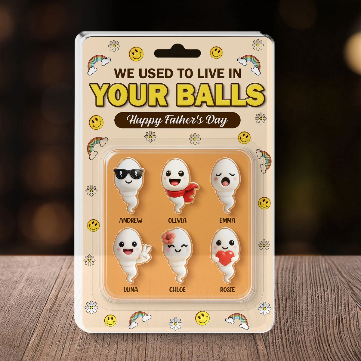 We Used To Lived In Your Balls - Personalized Custom Acrylic Plaque - Image 5