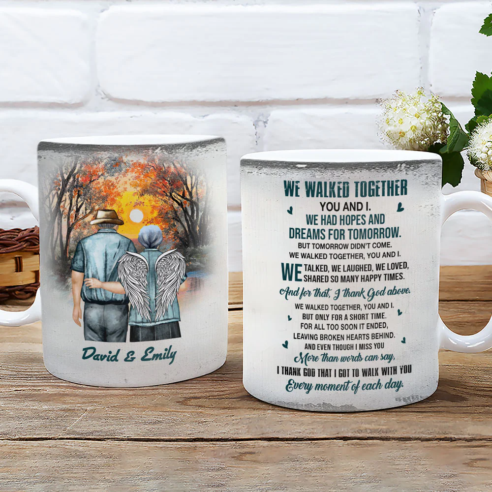 We Walked Together You And I - Personalized Custom Coffee Mug - Image 3
