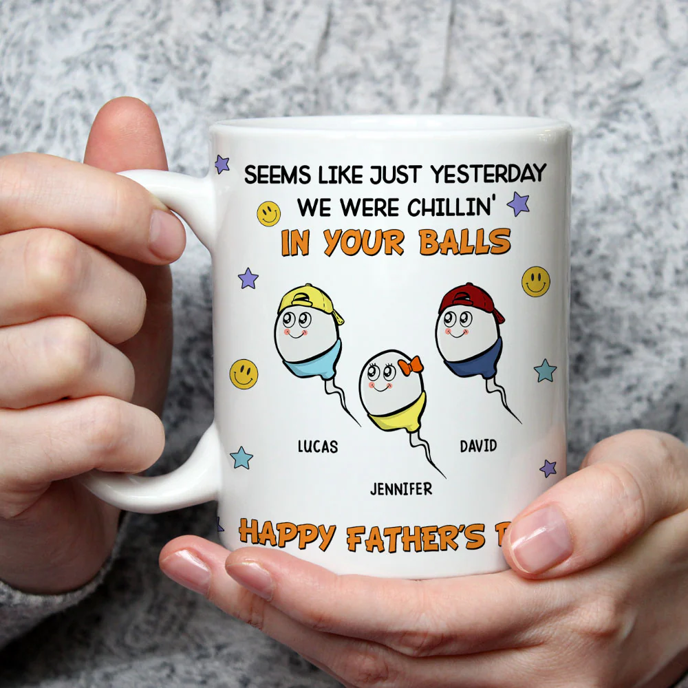 We Were Chilling - Personalized Custom Coffee Mug - Image 2