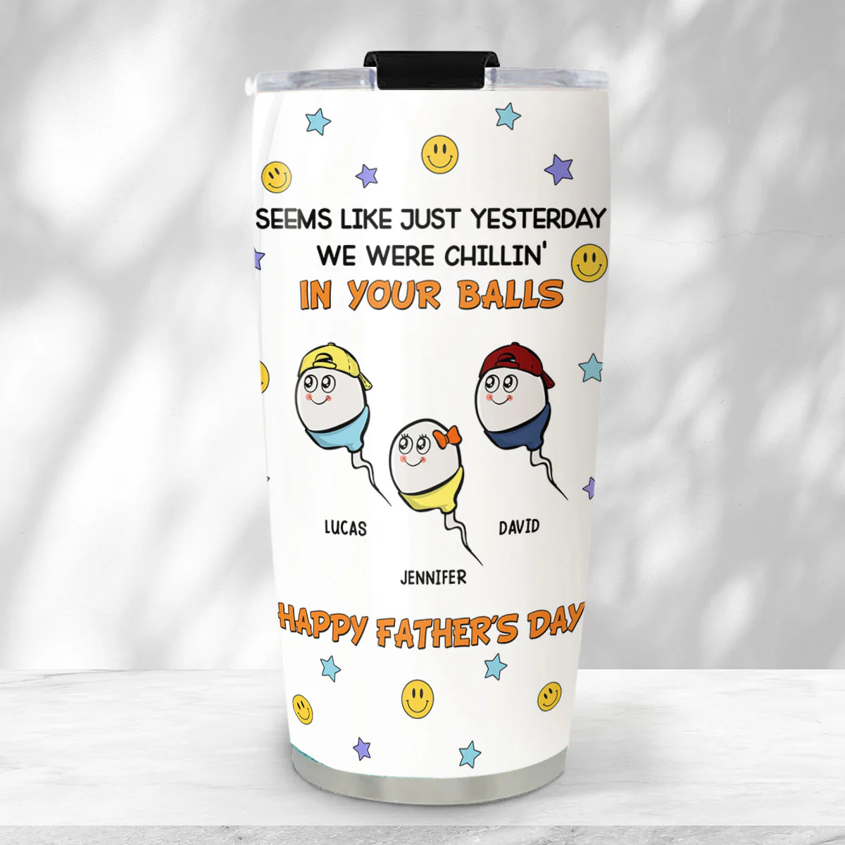 We Were Chilling - Personalized Custom Tumbler - Image 2